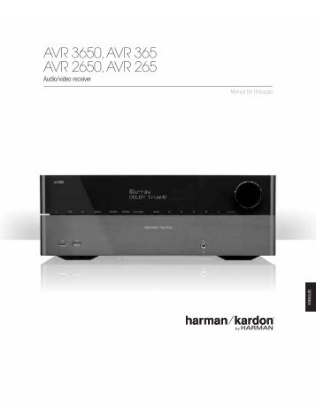 AVR 3650, AVR 365 AVR 2650, AVR 265 - Harman Kardon