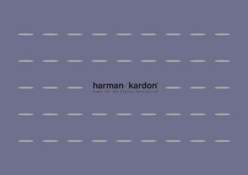 Power for the Digital Revolution - Harman Kardon
