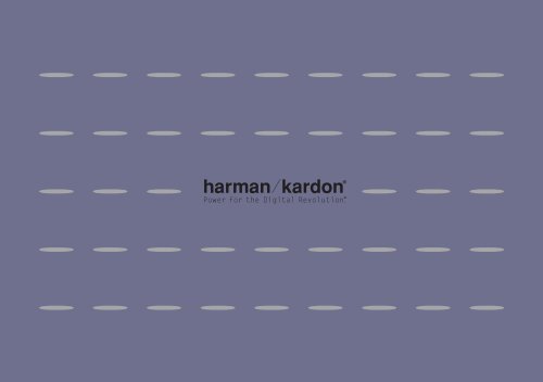 Power for the Digital Revolution - Harman Kardon