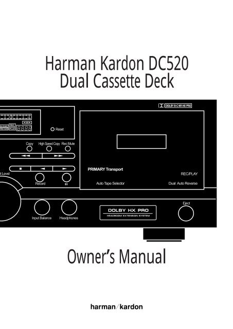 134.97KB PDF - Harman Kardon