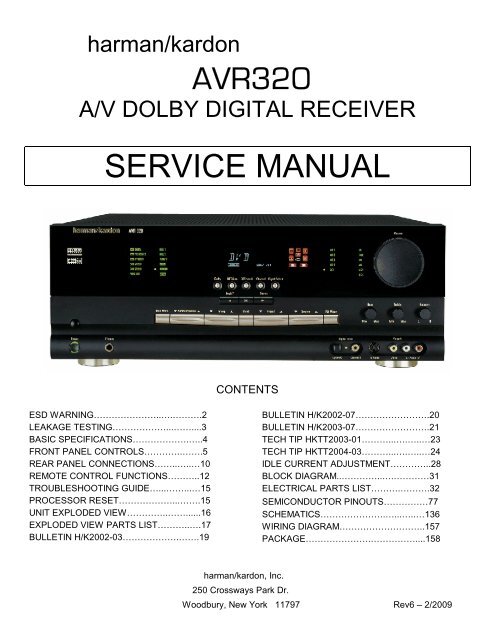 AVR 510 OM - Harman Kardon