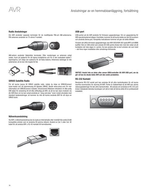 AVR 3650, AVR 365 AVR 2650, AVR 265 - Harman Kardon