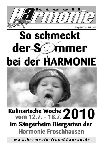 Ausgabe 072 - Harmonie Froschhausen eV