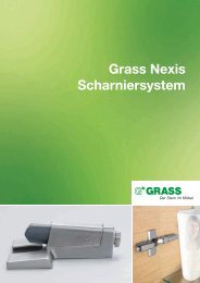 Grass Nexis Scharniersystem