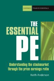 Read a PDF Sample of The Essential P/E - Harriman House