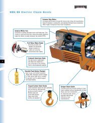 NER/ER Electric Chain Hoists - Harrington Hoists and Cranes