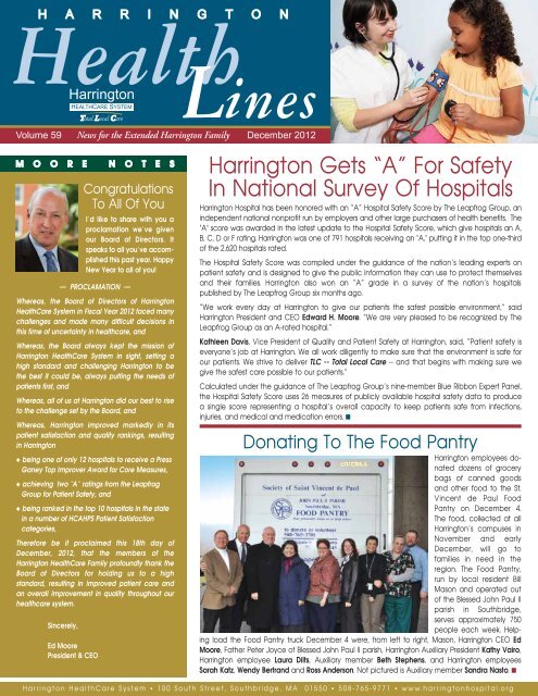 HHS news_12_12 - Harrington Memorial Hospital