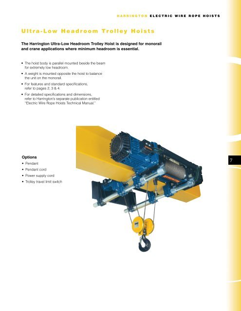 Product Catalog - Harrington Hoists and Cranes