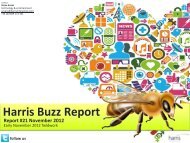 Harris Interactive Brand Buzz - Wave 21 - November 2012