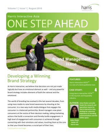 Developing a Winning Brand Strategy - Harris Interactive