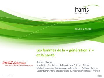 dans notre rapport - Harris Interactive