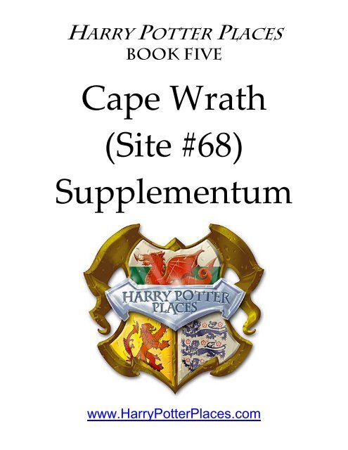 Cape Wrath Supplementum - Harry Potter Places