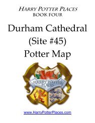 Durham Cathedral Potter Map Supplementum - Harry Potter Places