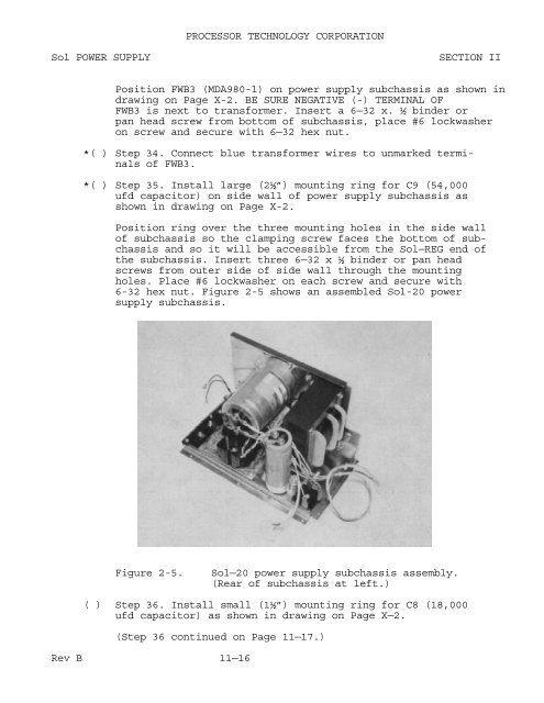 The System Manual of SOL-20 - History of Computers