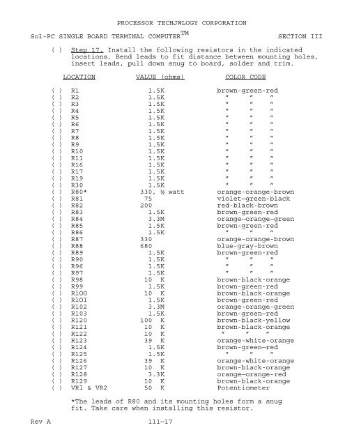 The System Manual of SOL-20 - History of Computers