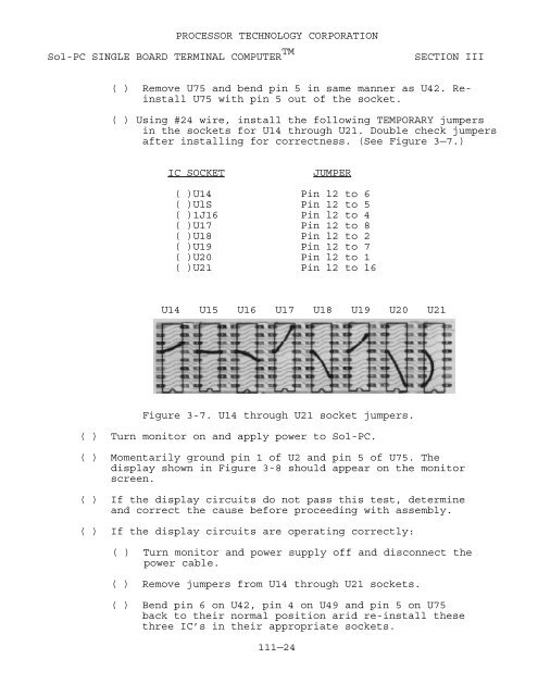 The System Manual of SOL-20 - History of Computers