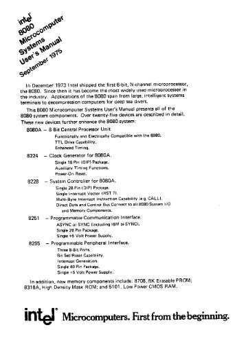 Intel 8080 System Manual.pdf