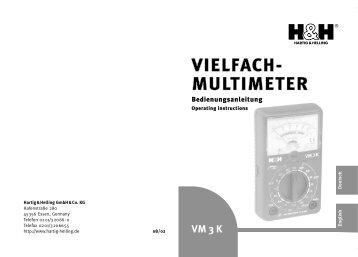 VM 3 K, Bed.-An (Konvertiert)-1 - Hartig + Helling GmbH & Co. KG