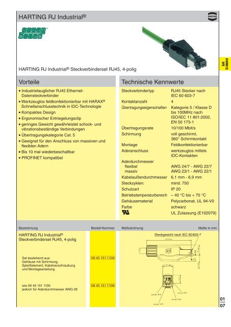 01. HARTING RJ INdusTRIAl® – RJ45-ETHERNET-sTEckvERbINdER