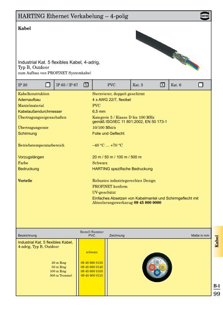 Katalog Ethernet Network Lösungen Automation IT - Verkabelung