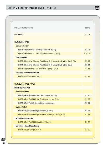 Katalog Ethernet Network Lösungen Automation IT - Verkabelung