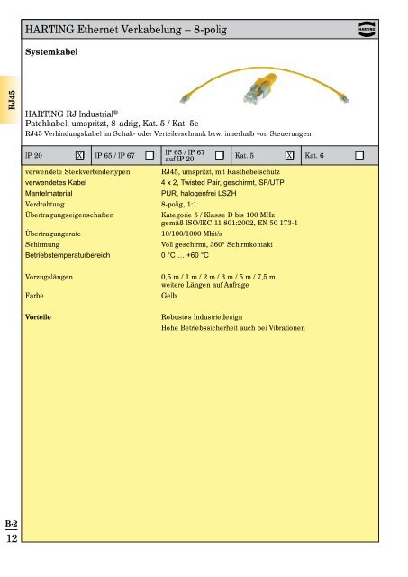 Katalog Ethernet Network Lösungen Automation IT - Verkabelung