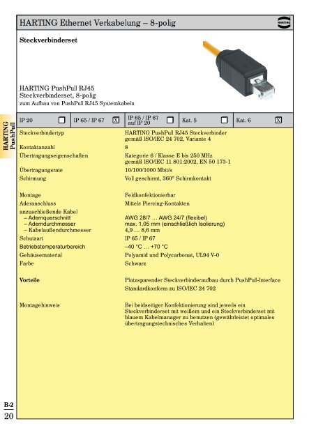 Katalog Ethernet Network Lösungen Automation IT - Verkabelung