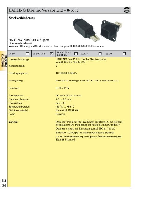 Katalog Ethernet Network Lösungen Automation IT - Verkabelung