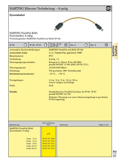 Katalog Ethernet Network Lösungen Automation IT - Verkabelung