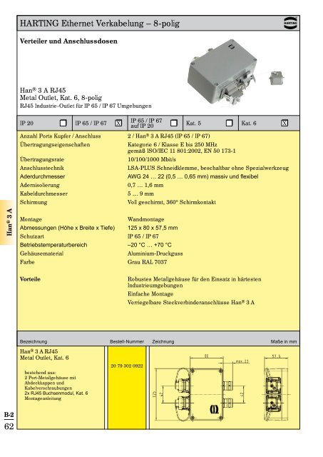 Katalog Ethernet Network Lösungen Automation IT - Verkabelung