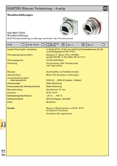 Katalog Ethernet Network Lösungen Automation IT - Verkabelung