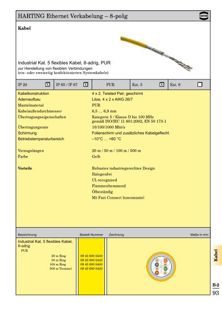 Katalog Ethernet Network Lösungen Automation IT - Verkabelung