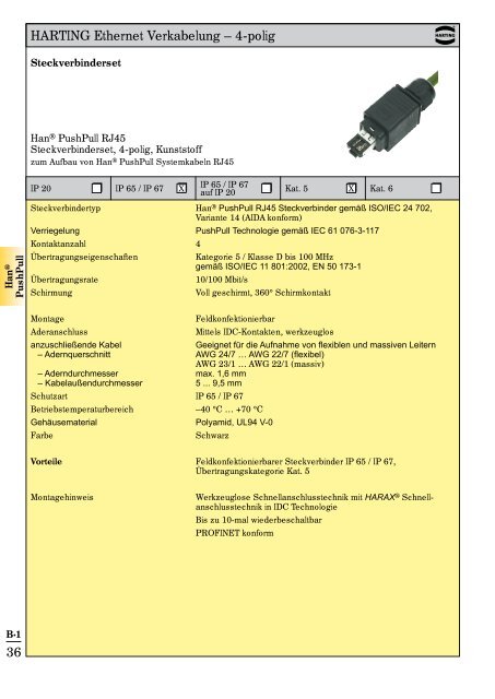 Katalog Ethernet Network Lösungen Automation IT - Verkabelung