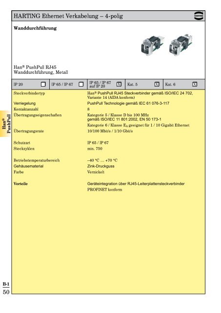 Katalog Ethernet Network Lösungen Automation IT - Verkabelung