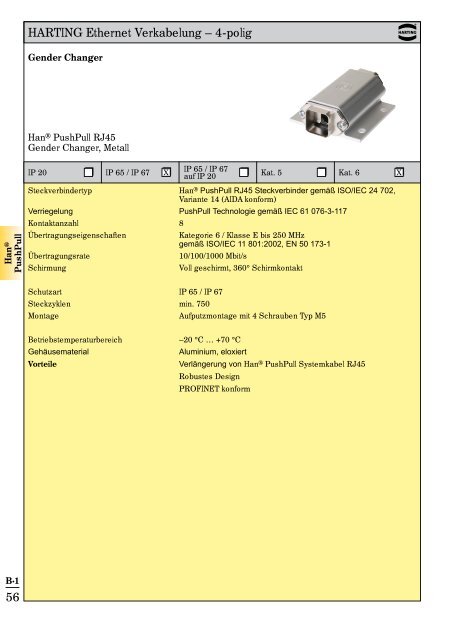 Katalog Ethernet Network Lösungen Automation IT - Verkabelung