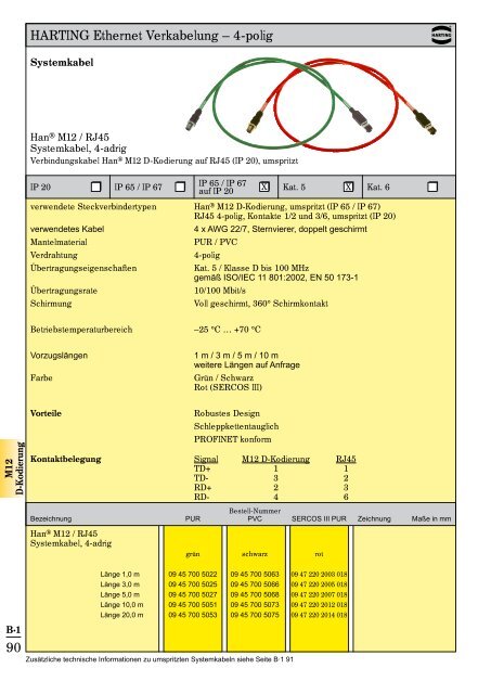 Katalog Ethernet Network Lösungen Automation IT - Verkabelung