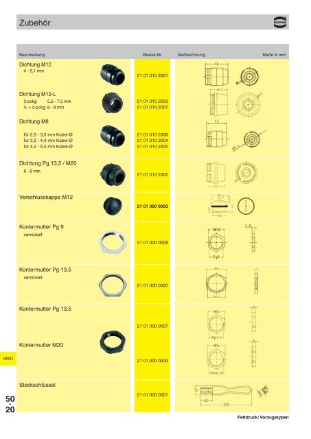 50. 0 HARAX® Inhaltsverzeichnis