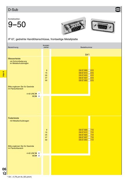 D-Sub – W - Harting