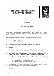 scrutiny coordinating committee agenda - Hartlepool Borough Council