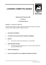 LICENSING COMMITTEE AGENDA - Hartlepool Borough Council