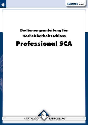 Professional SCA - Hartmann Tresore