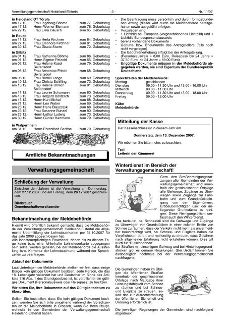 Amtsblatt 11/07 - Hartmannsdorf