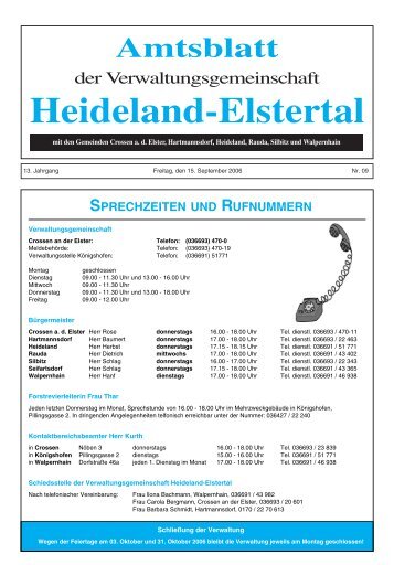 Amtsblatt 09/06 - Hartmannsdorf