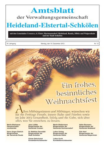 Amtsblatt - Crossen an der Elster