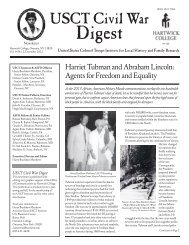 USCTI Newsletter: Winter 2013 - Hartwick College