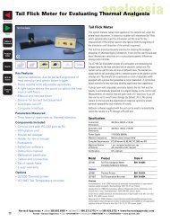 Tail Flick Meter for Evaluating Thermal Analgesia - Harvard Apparatus