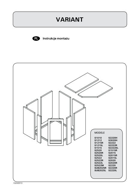 Instrukcje montażu i użytkowania - Harvia