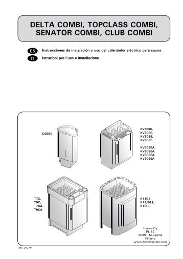 El generador de vapor ha cambiado 07/2011. Pincha aqui ... - Harvia