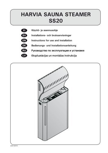 Asennus- ja käyttöohje - Harvia