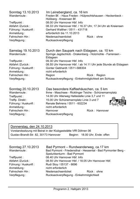 Programmheft 02/2013 zum Download - Harzklub Zweigverein ...